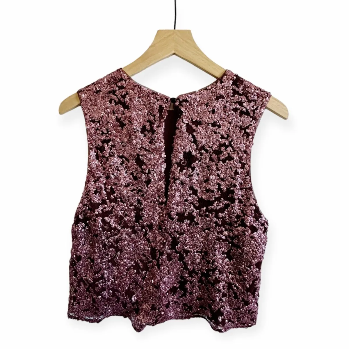 Jewel Sequin Sleeveless Top I