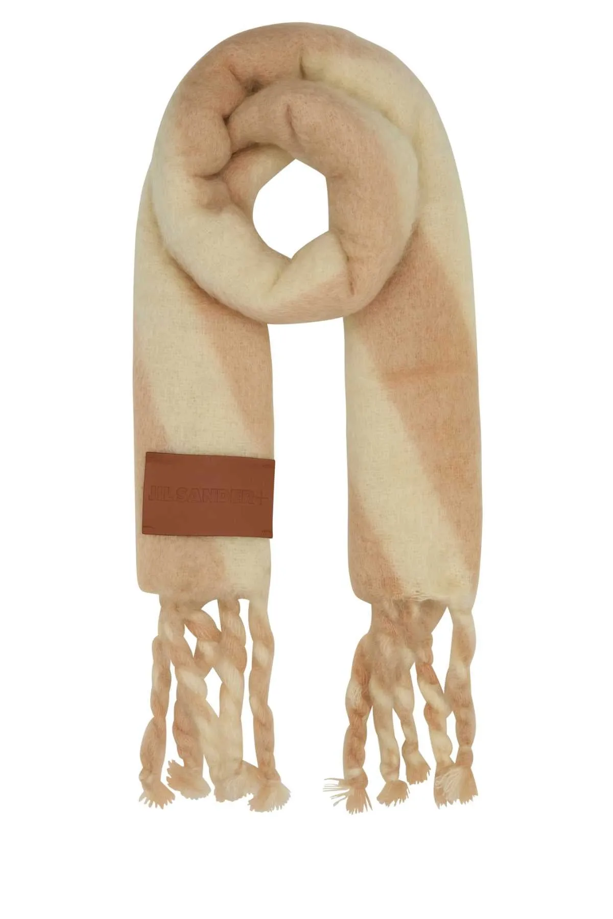 Jil Sander Embroidered Mohair Blend Scarf