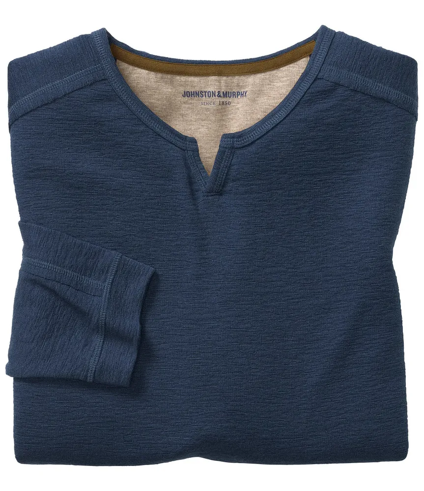 Johnston & Murphy Split Neck Pullover