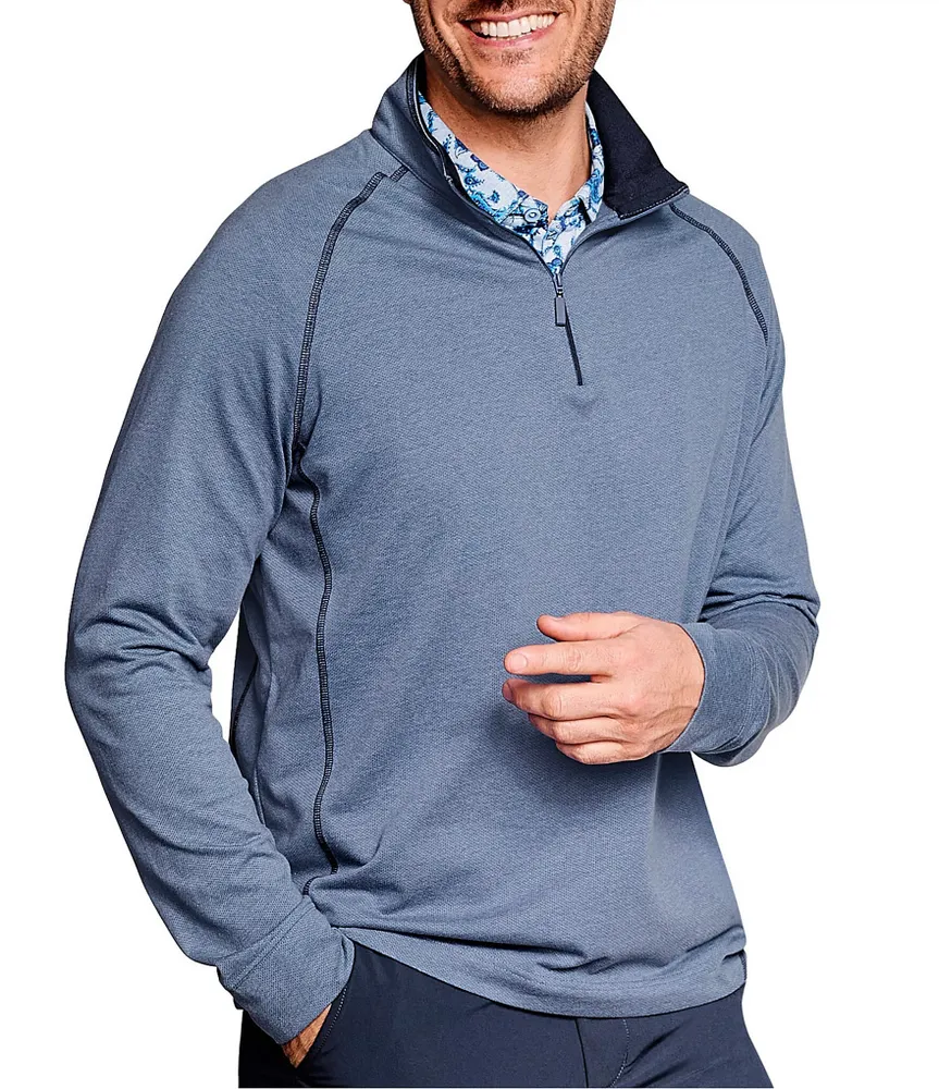 Johnston & Murphy XC4 Raglan Quarter-Zip Pullover