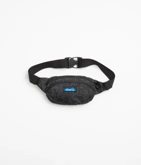 Kavu Spectator Belt Bag - Black Topo