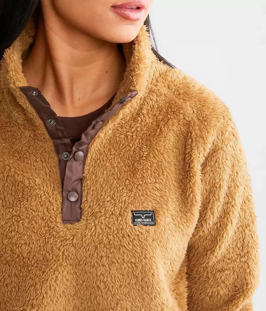 Kimes Ranch Women's Fozzie Pullover Sweatshirt in Camel