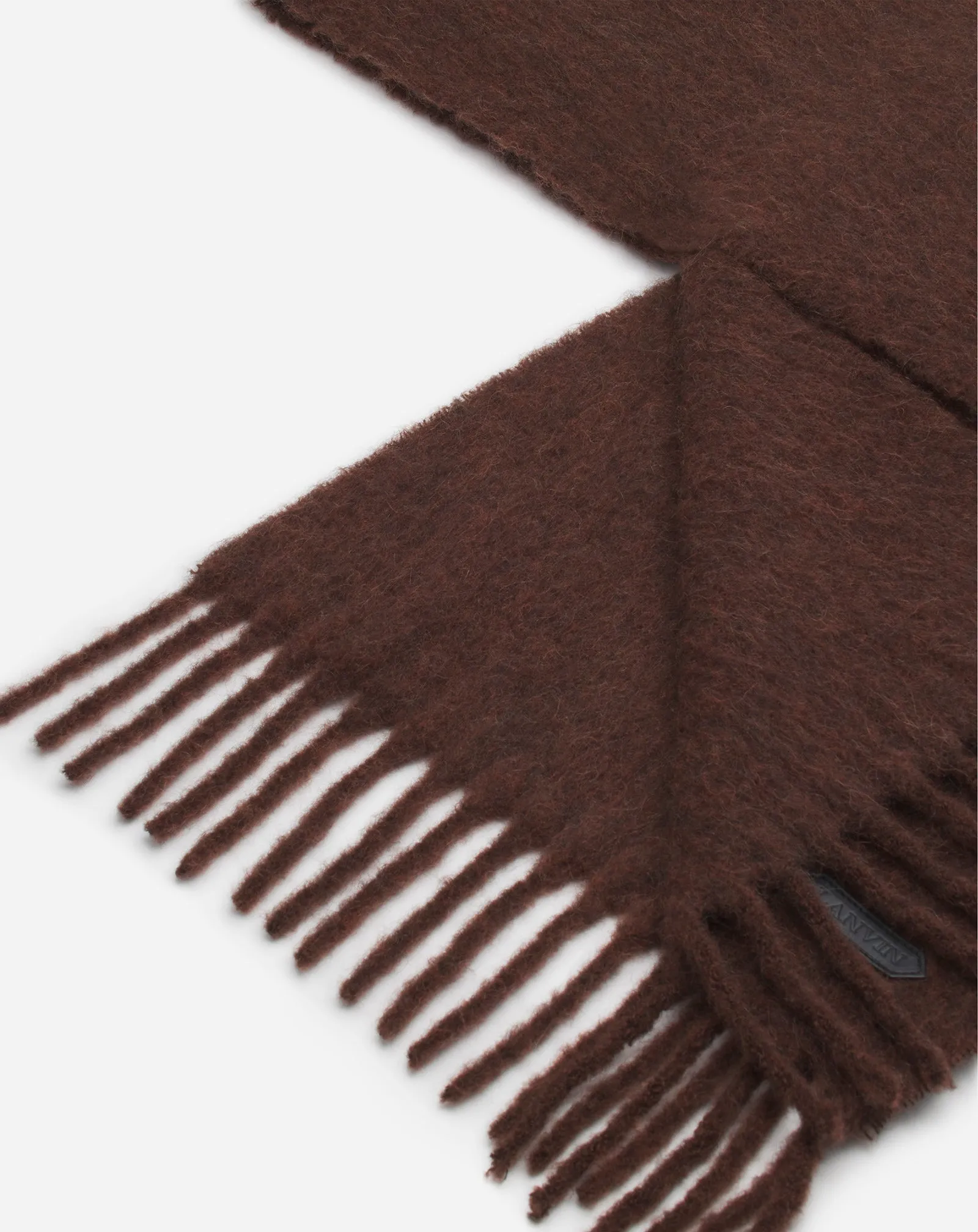 LANVIN FRINGED SCARF IN WOOL