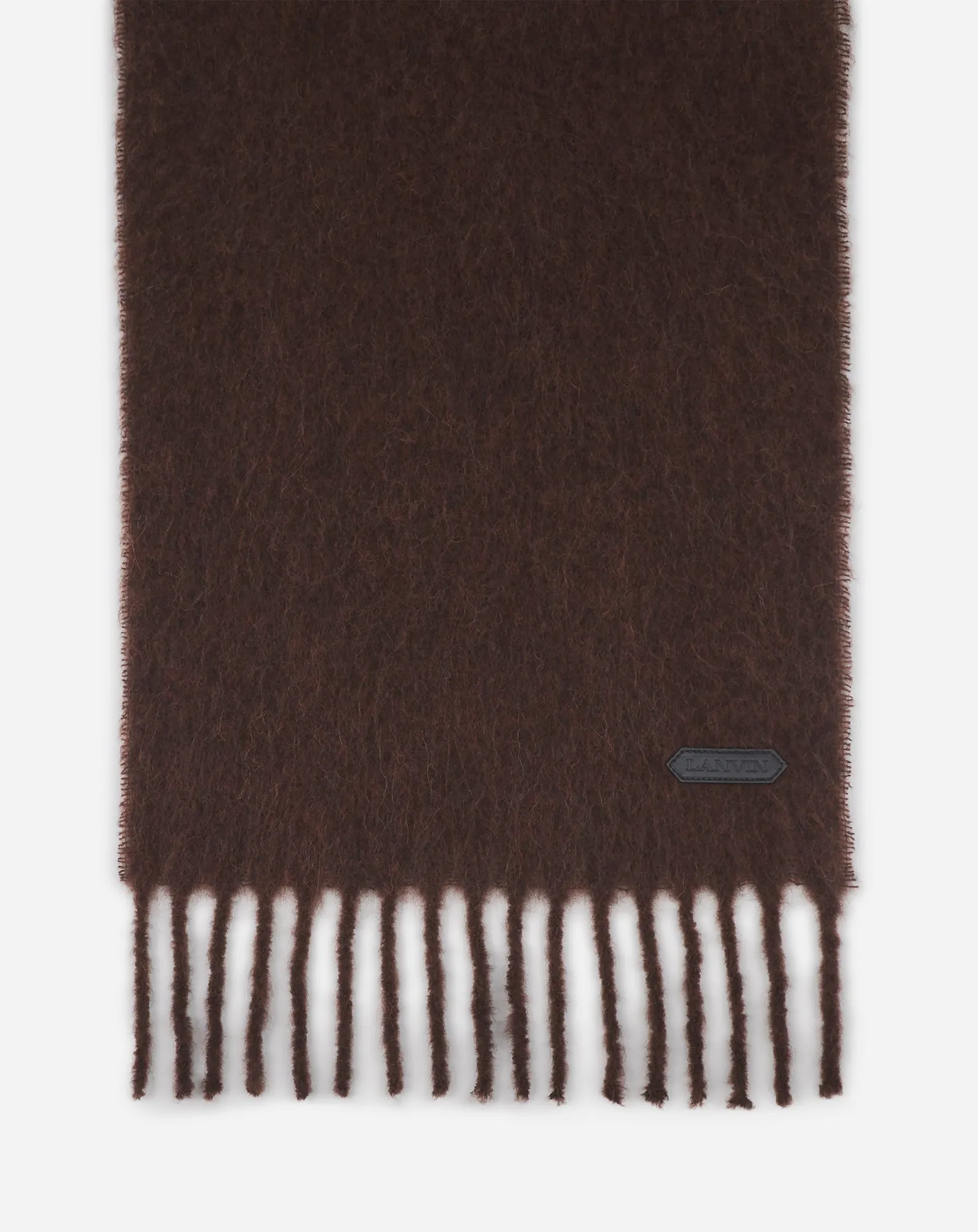 LANVIN FRINGED SCARF IN WOOL