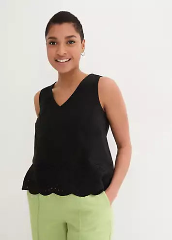 Loose Fit Sleeveless Top by bonprix | Look Again