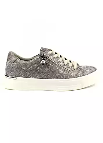 Lunar Layne Pewter Trainers | Grattan