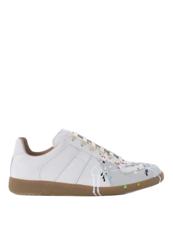 Maison Margiela Replica varnish spot nubuck sneakers