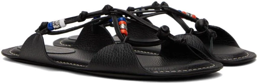 Marni Black No Vacancy Inn Edition Sandals