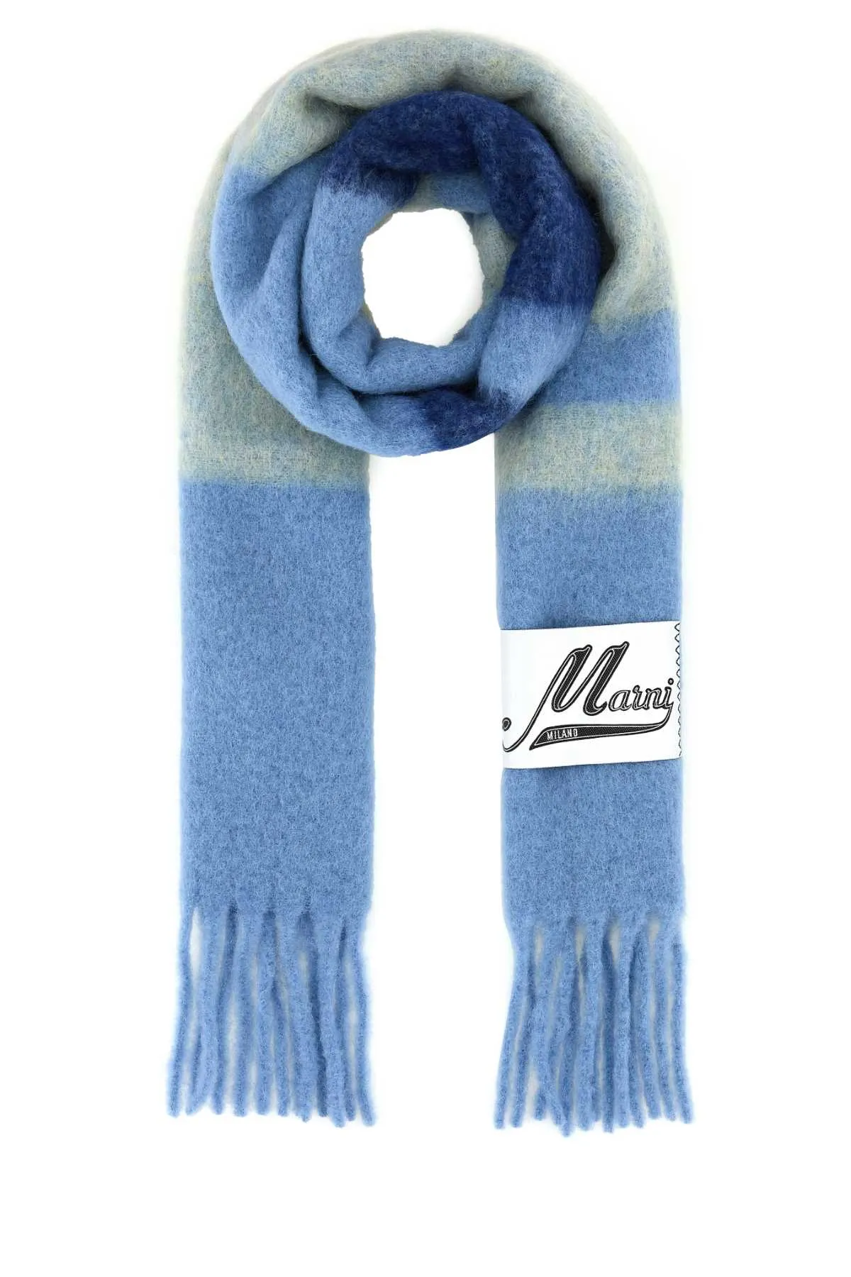 Marni Multicolor Mohair Blend Scarf