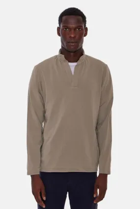 Mason Pop Collar Pullover - Sage