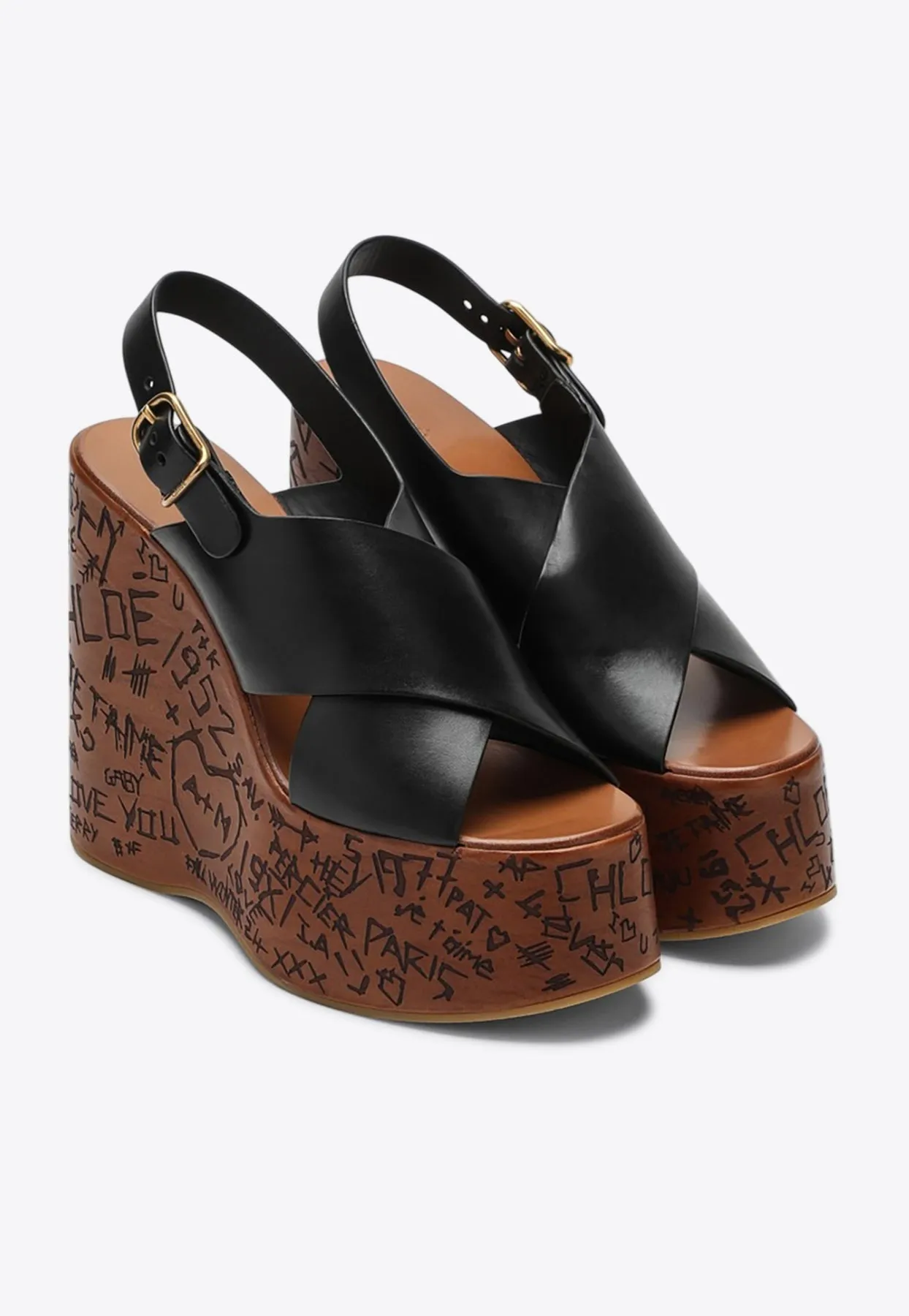 Maxime 130 Platform Wedge Sandals