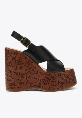 Maxime 130 Platform Wedge Sandals