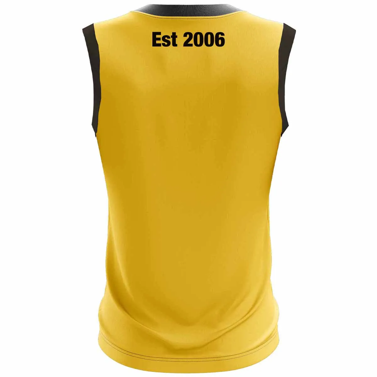 Mc Keever Manchester Mosquitoes AFL Playing Vest - Adult - Saffron/Black