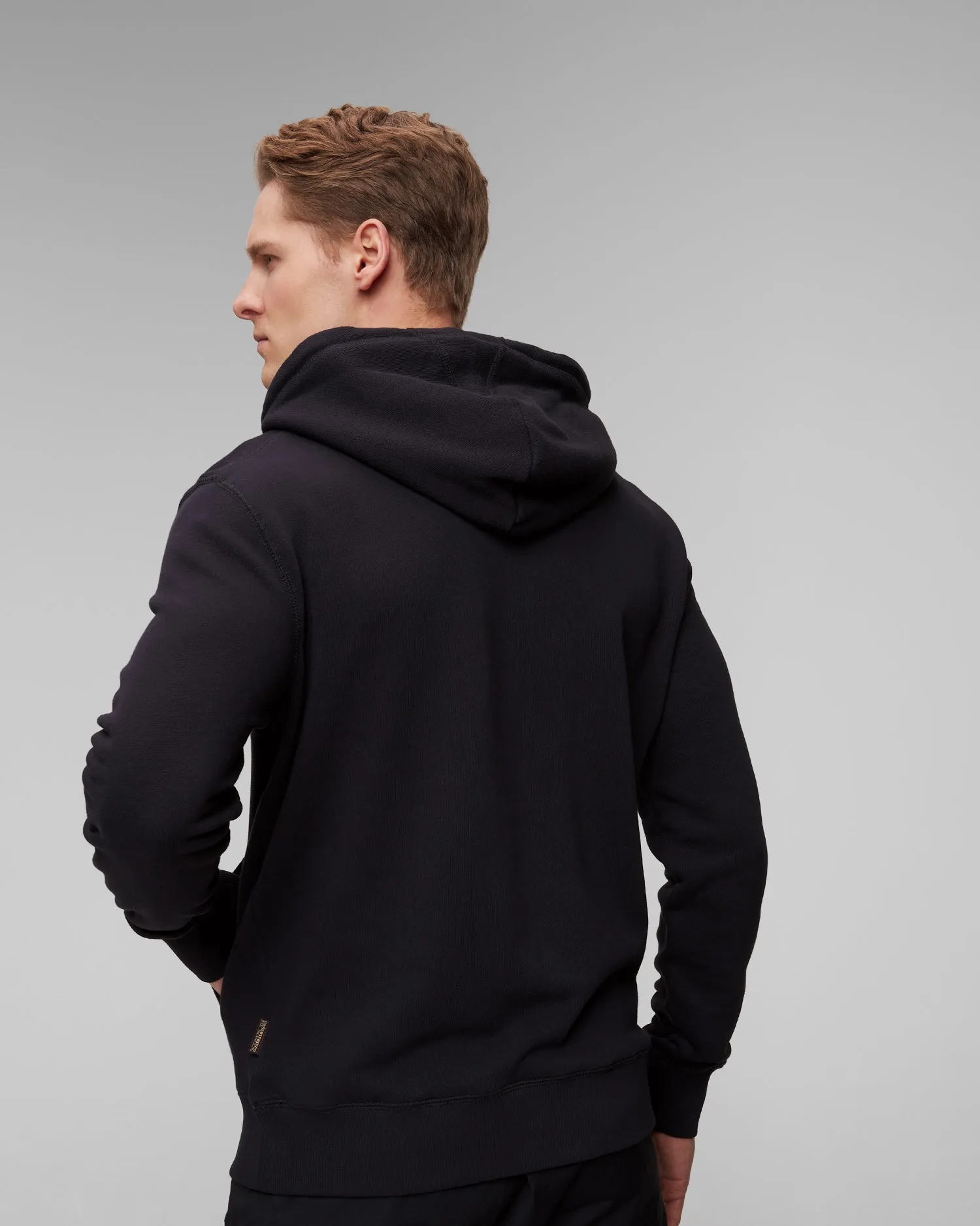 Men's black hoodie Napapijri B-Kreis H NP0A4HPE0411-1