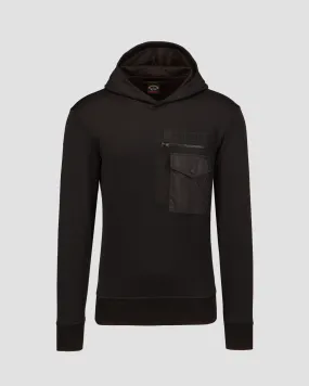 Men's black hoodie Paul&Shark 13311861-11