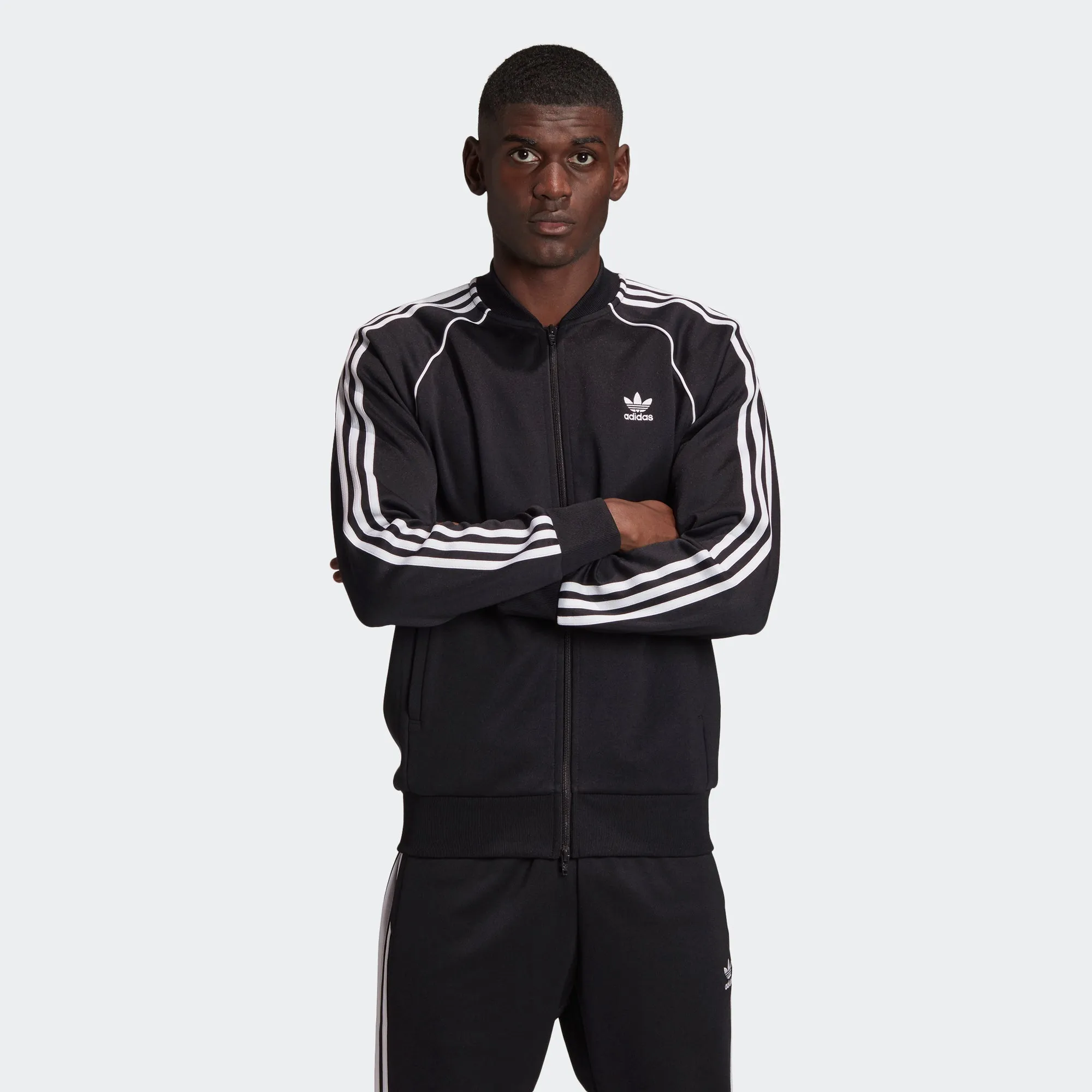 Men's adidas Originals Adicolor Classics Primeblue SST Track Jacket Black