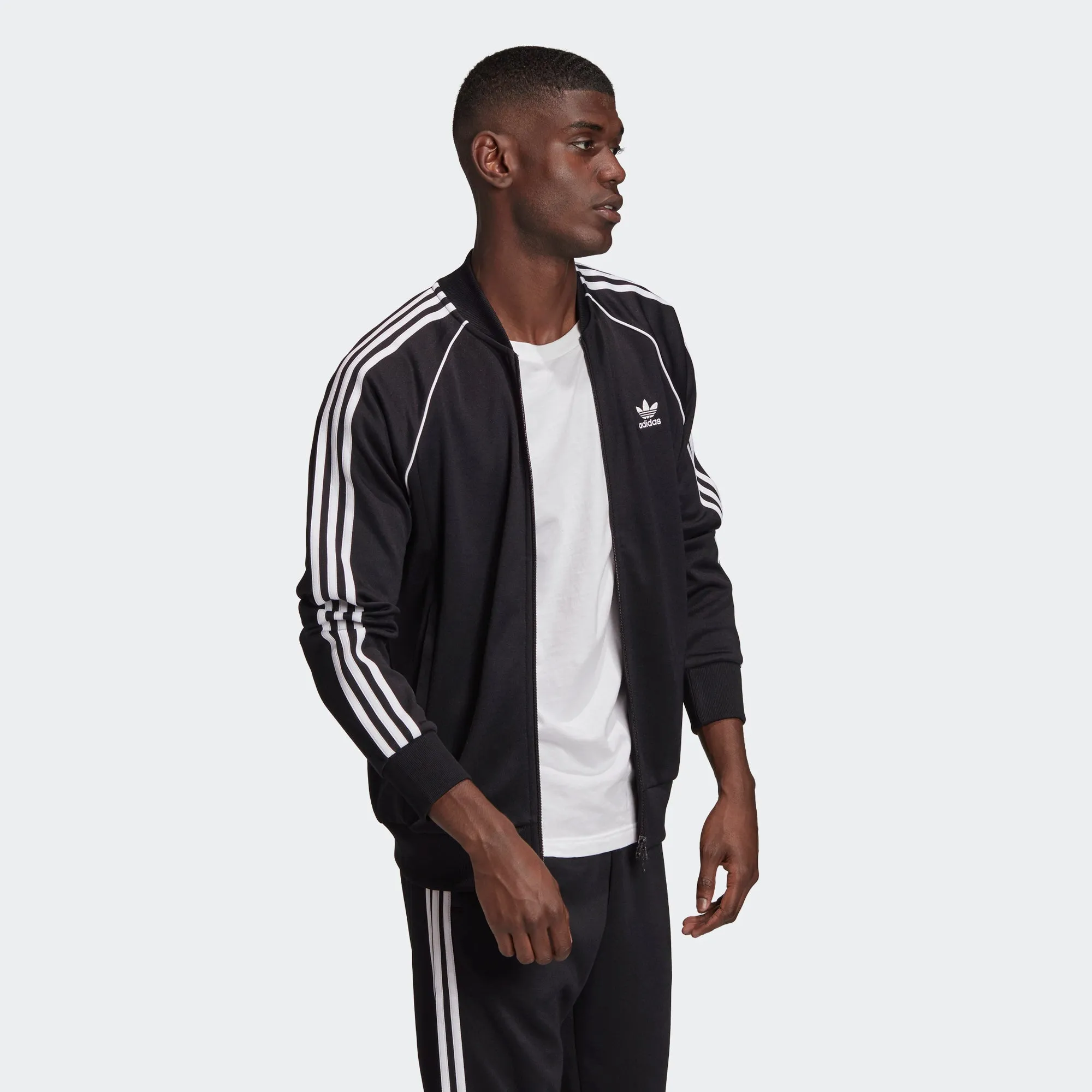 Men's adidas Originals Adicolor Classics Primeblue SST Track Jacket Black