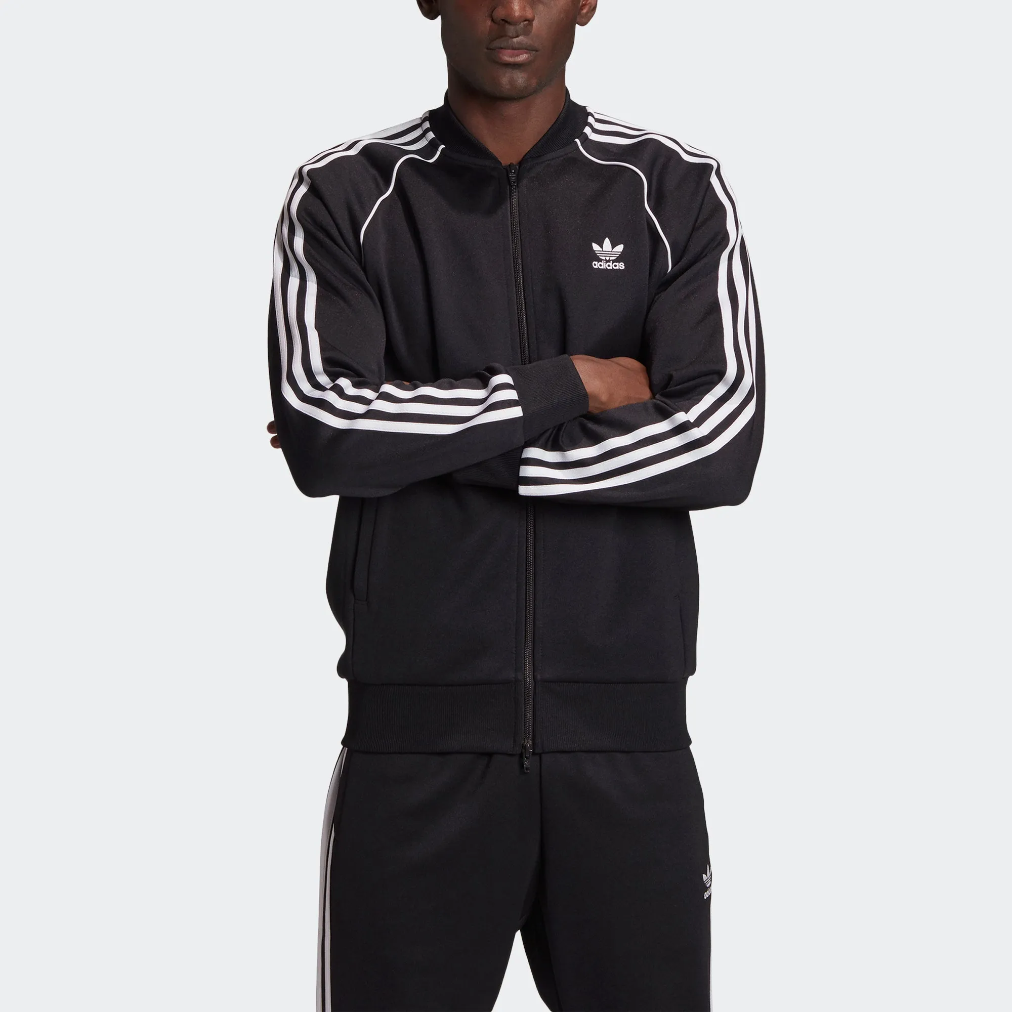 Men's adidas Originals Adicolor Classics Primeblue SST Track Jacket Black