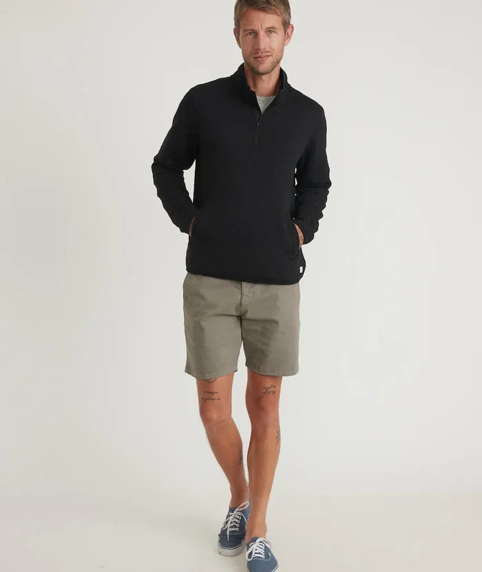 Men's Corbet Quarter Zip Pullover in Black