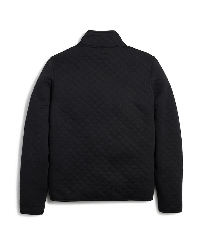 Men's Corbet Quarter Zip Pullover in Black