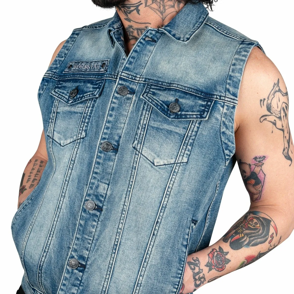 men's vest WORNSTAR - Idolmaker - Classic Blue - WSV-IMB  -  Metal-shop