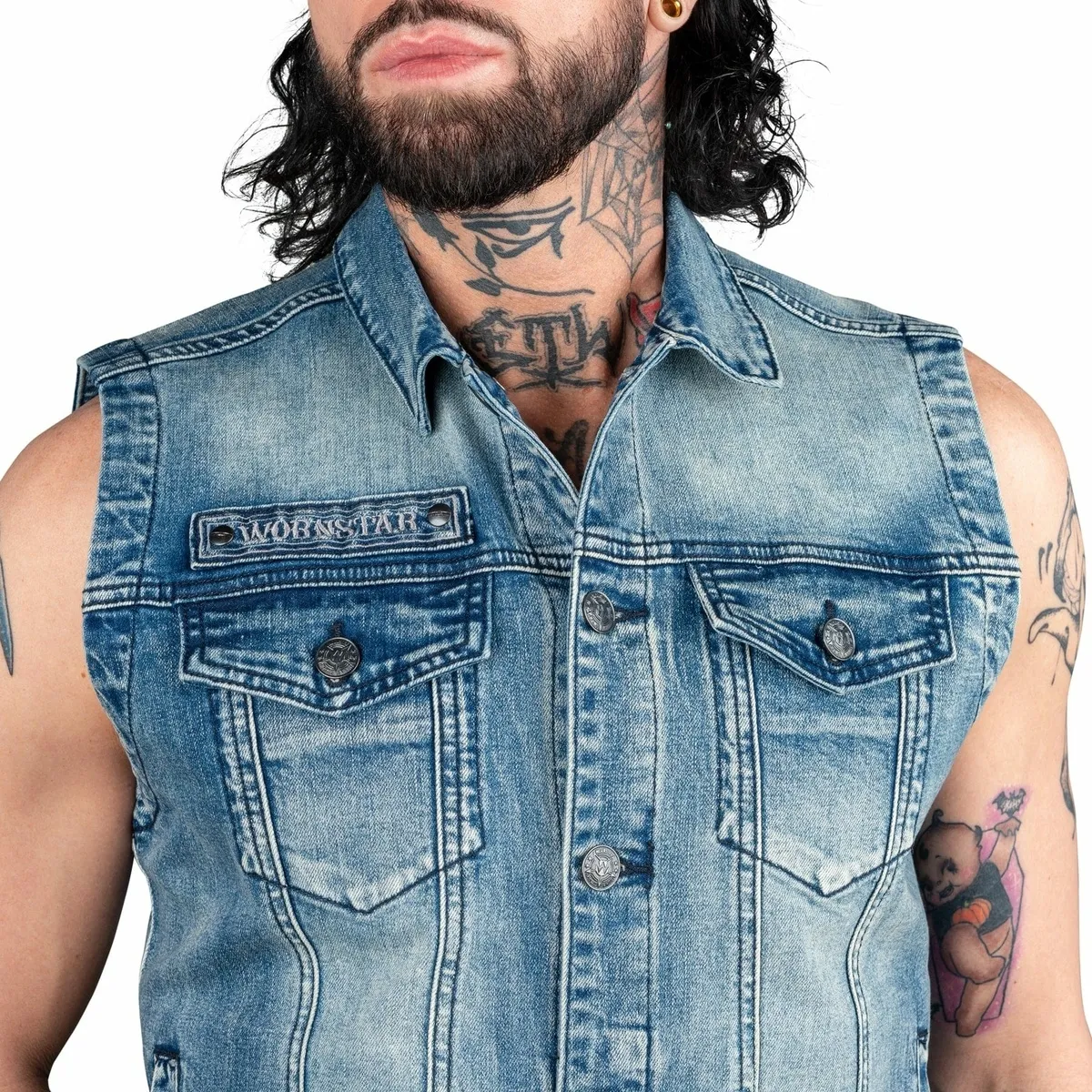 men's vest WORNSTAR - Idolmaker - Classic Blue - WSV-IMB  -  Metal-shop