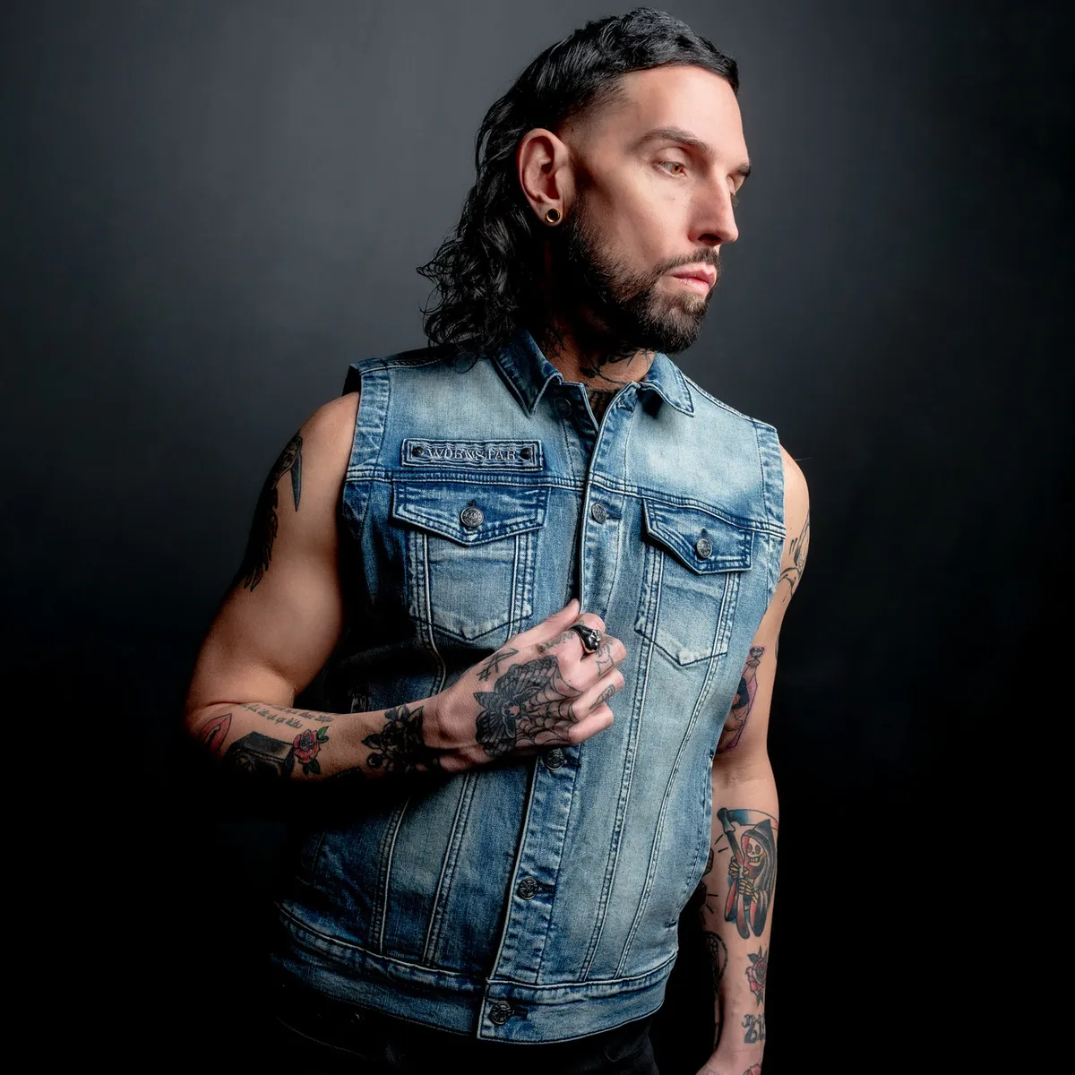 men's vest WORNSTAR - Idolmaker - Classic Blue - WSV-IMB  -  Metal-shop