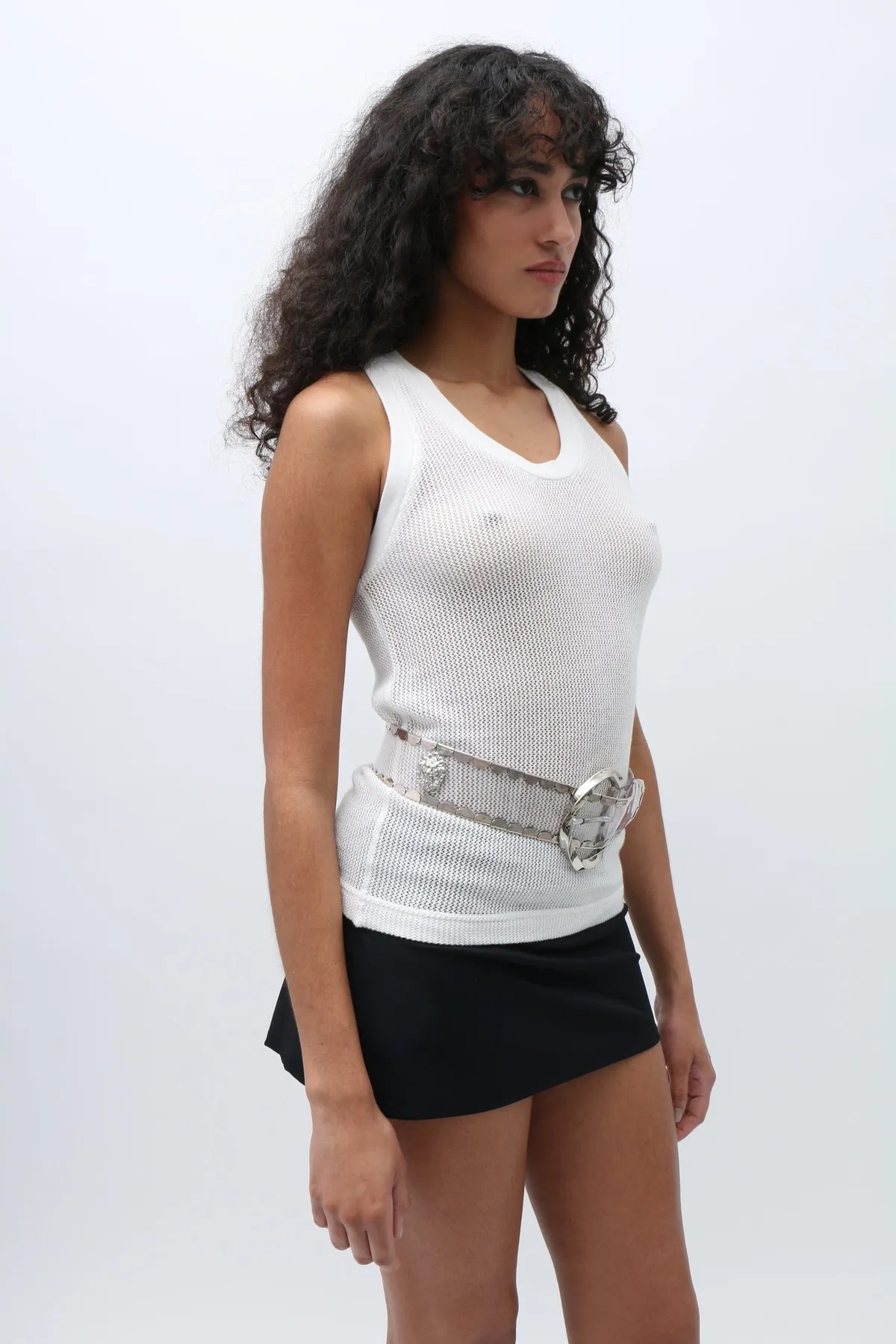 Mesh Vest Tank - Snow