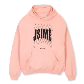 METAL CORAL HD Pink Clay Oversized Hoodie.