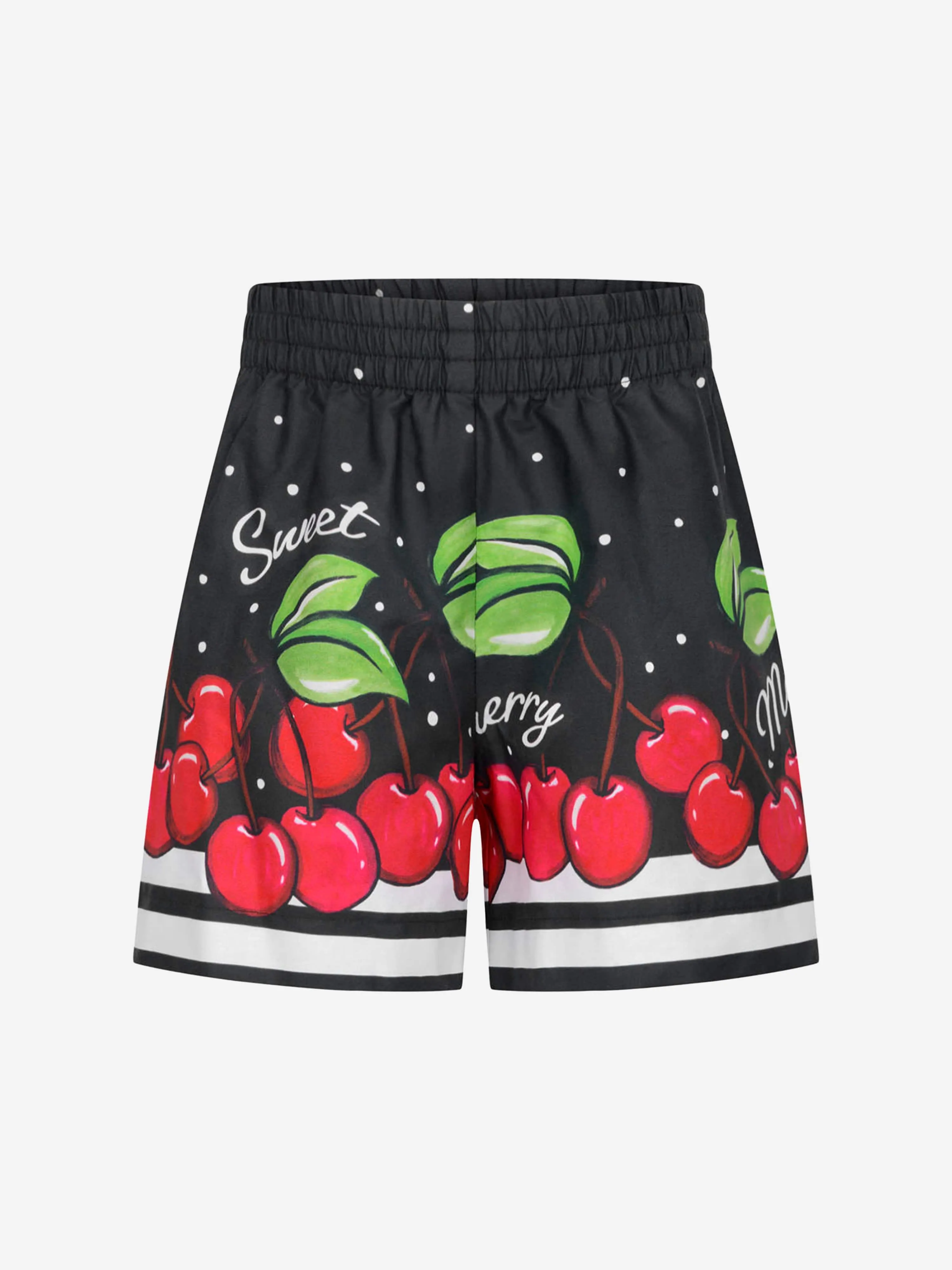 Monnalisa Girls Shorts - Cotton Cherry Shorts