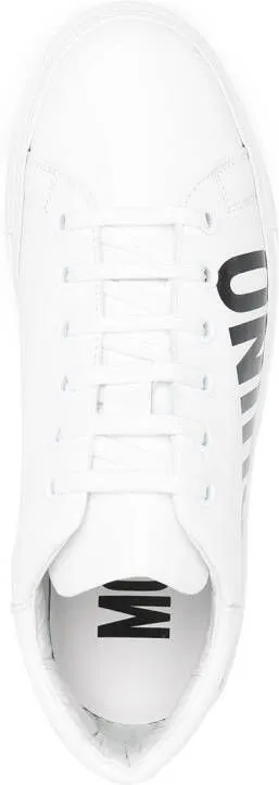 Moschino logo-print sneakers White