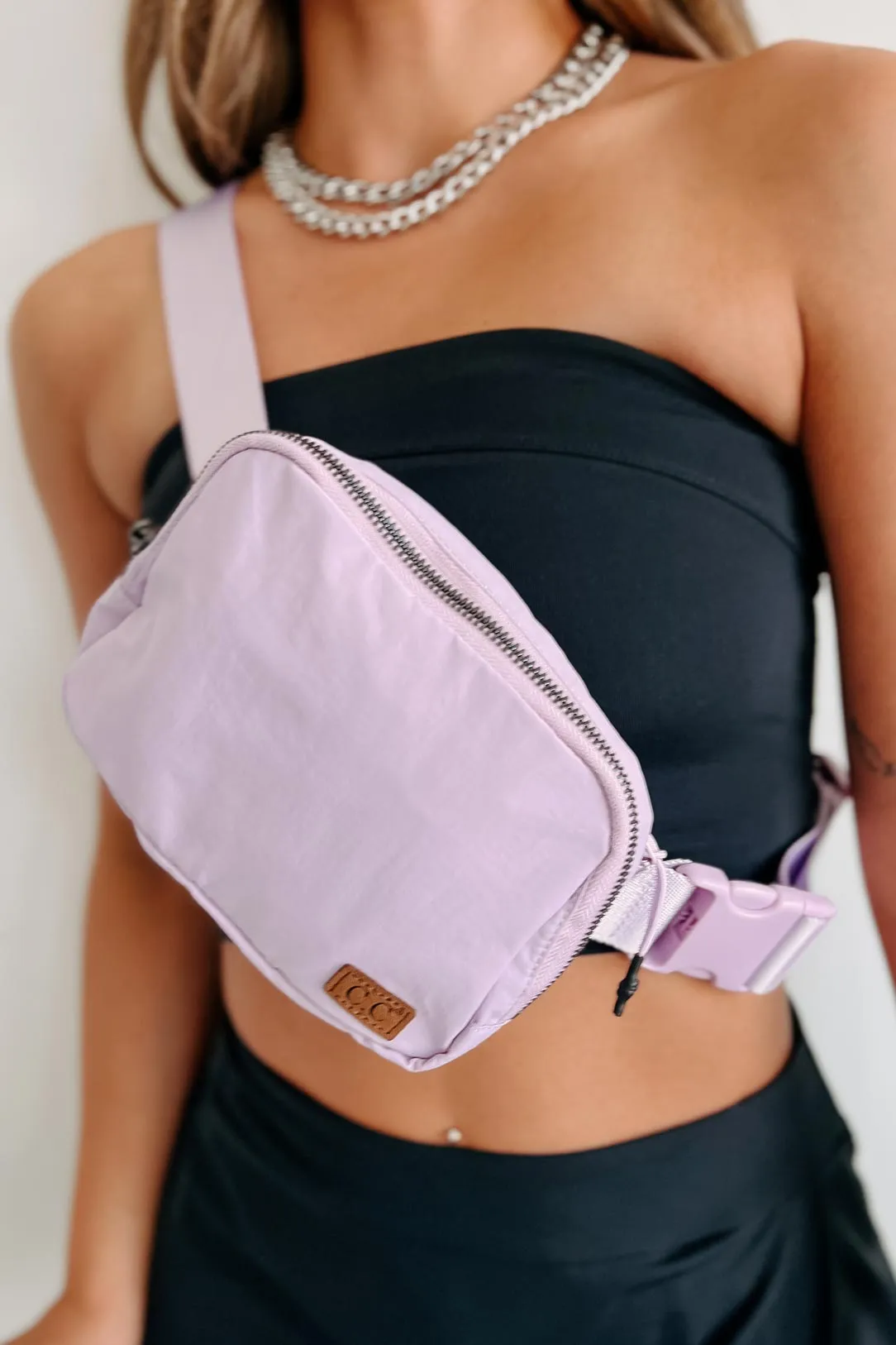 My Regular Routine Nylon Belt Bag (Lavender)