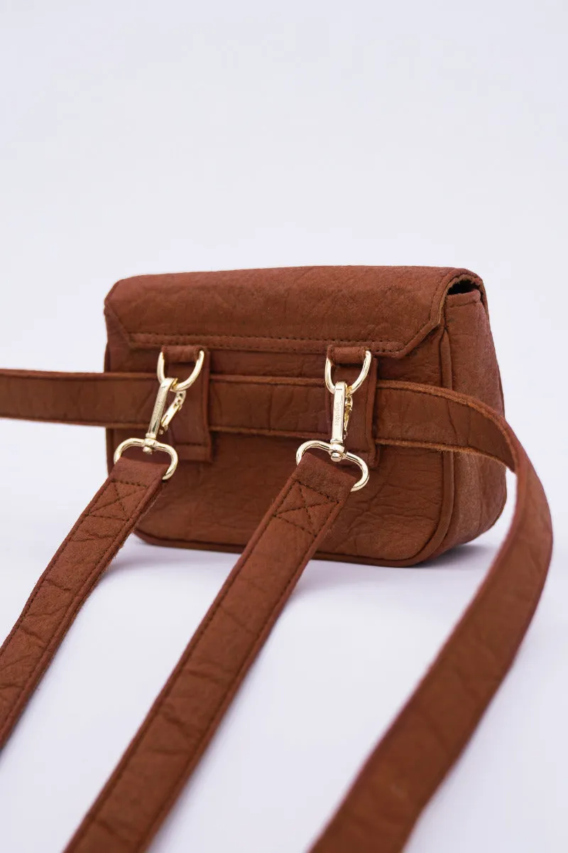 New York JFK - Piatex Belt Bag - Mocha