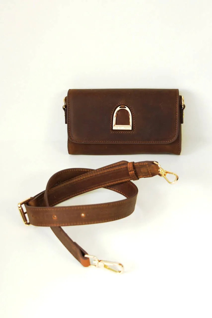 Oakbark & Chrome - Rider Belt Bag in Brindle