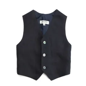 Paio Crippa Blue Vest For Baby Boy