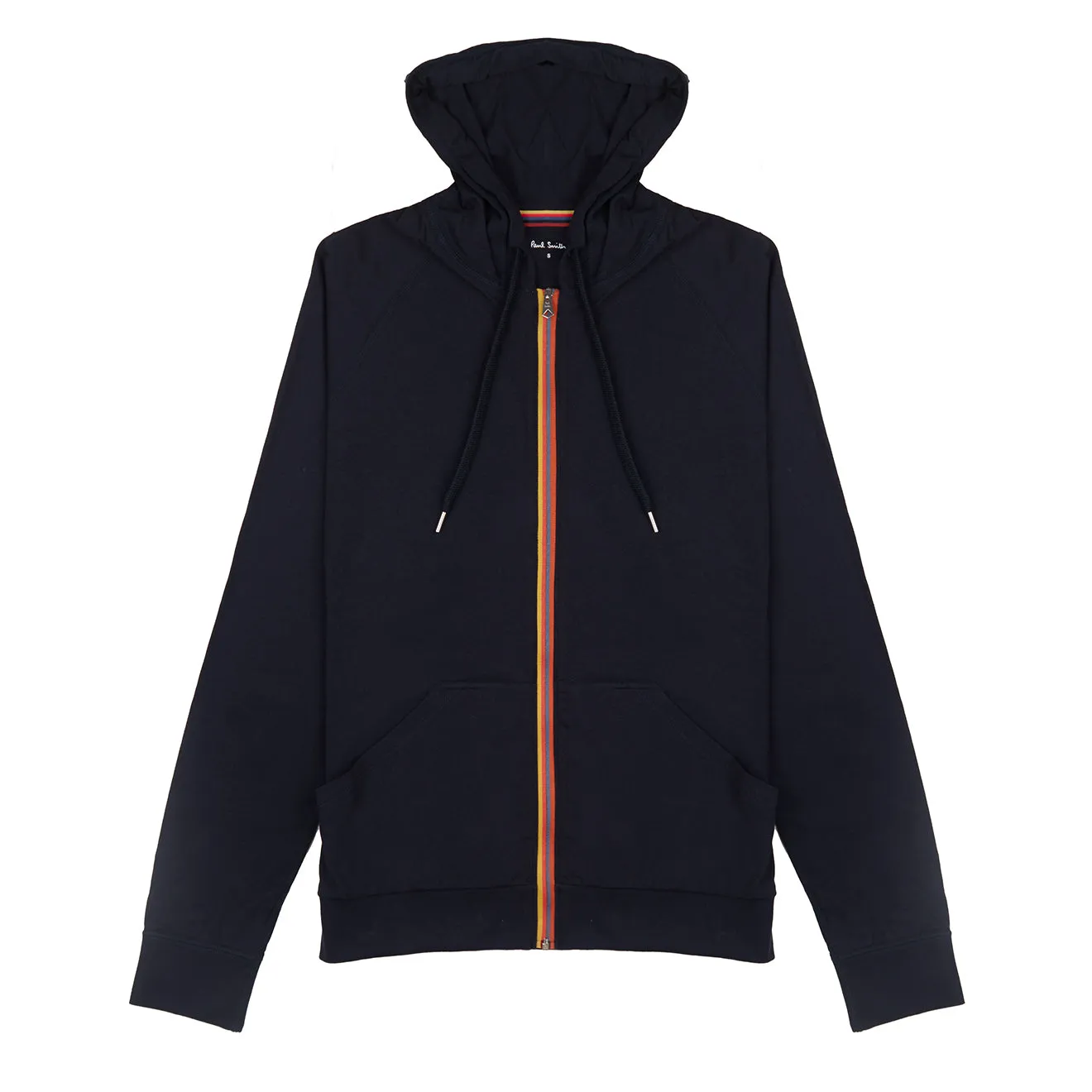 Paul Smith Hoodie Zip Tape Inky Blue