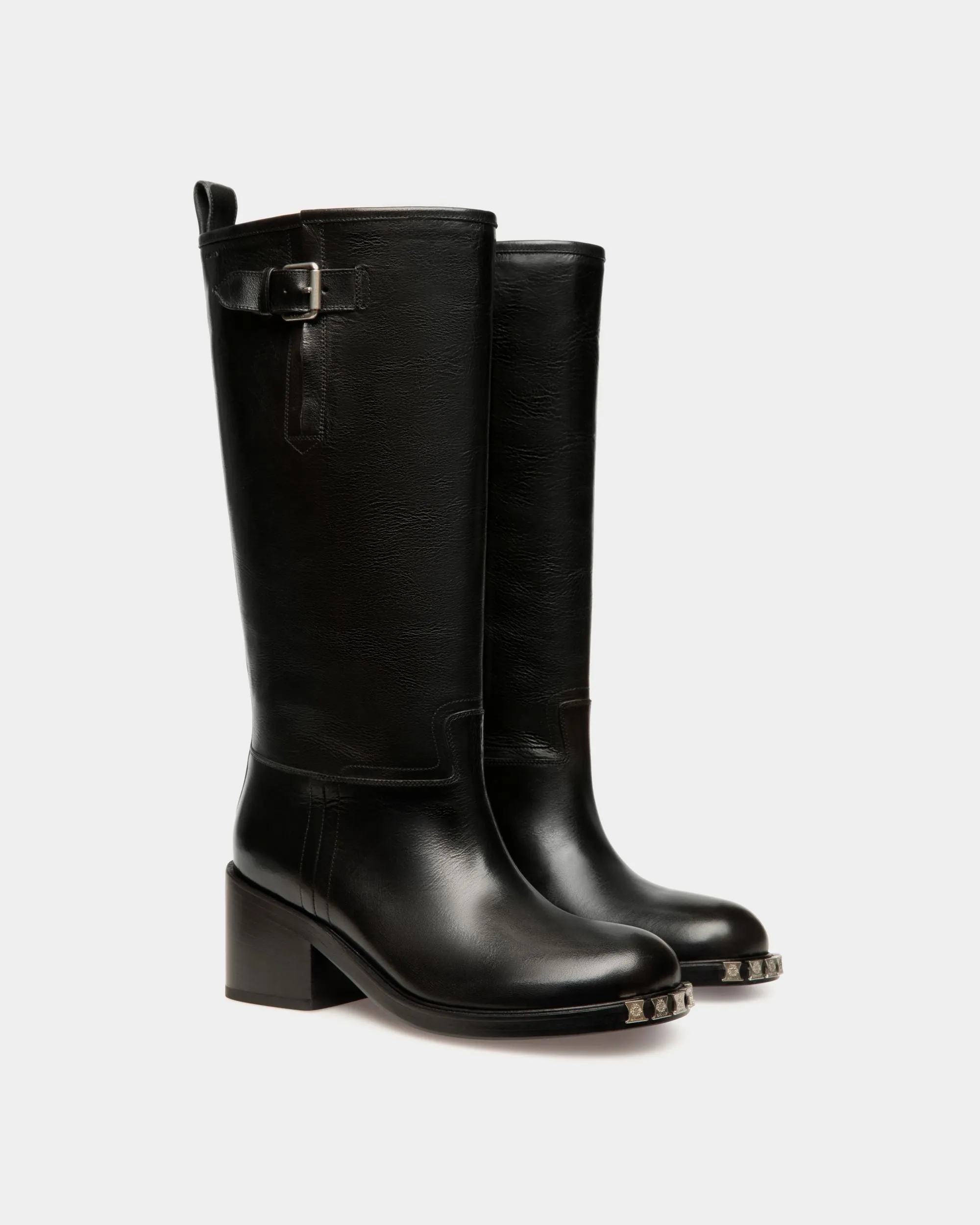 Peggy Boot In Black Leather