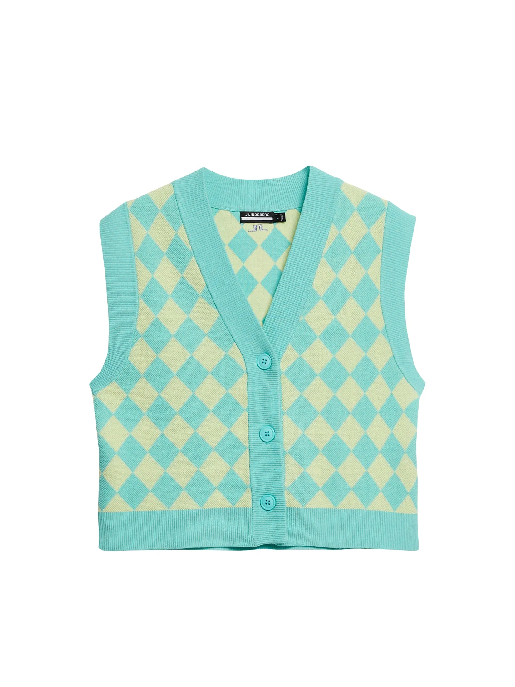 Petra Knitted Vest / Aruba Blue