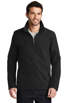 Port Authority Back-Block Soft Shell Jacket J336 Black/ Black