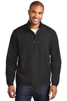 Port Authority Zephyr 1/2-Zip Pullover J343 Black