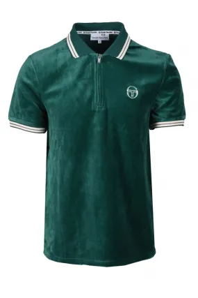 Primo Velour Polo Shirt Evergreen