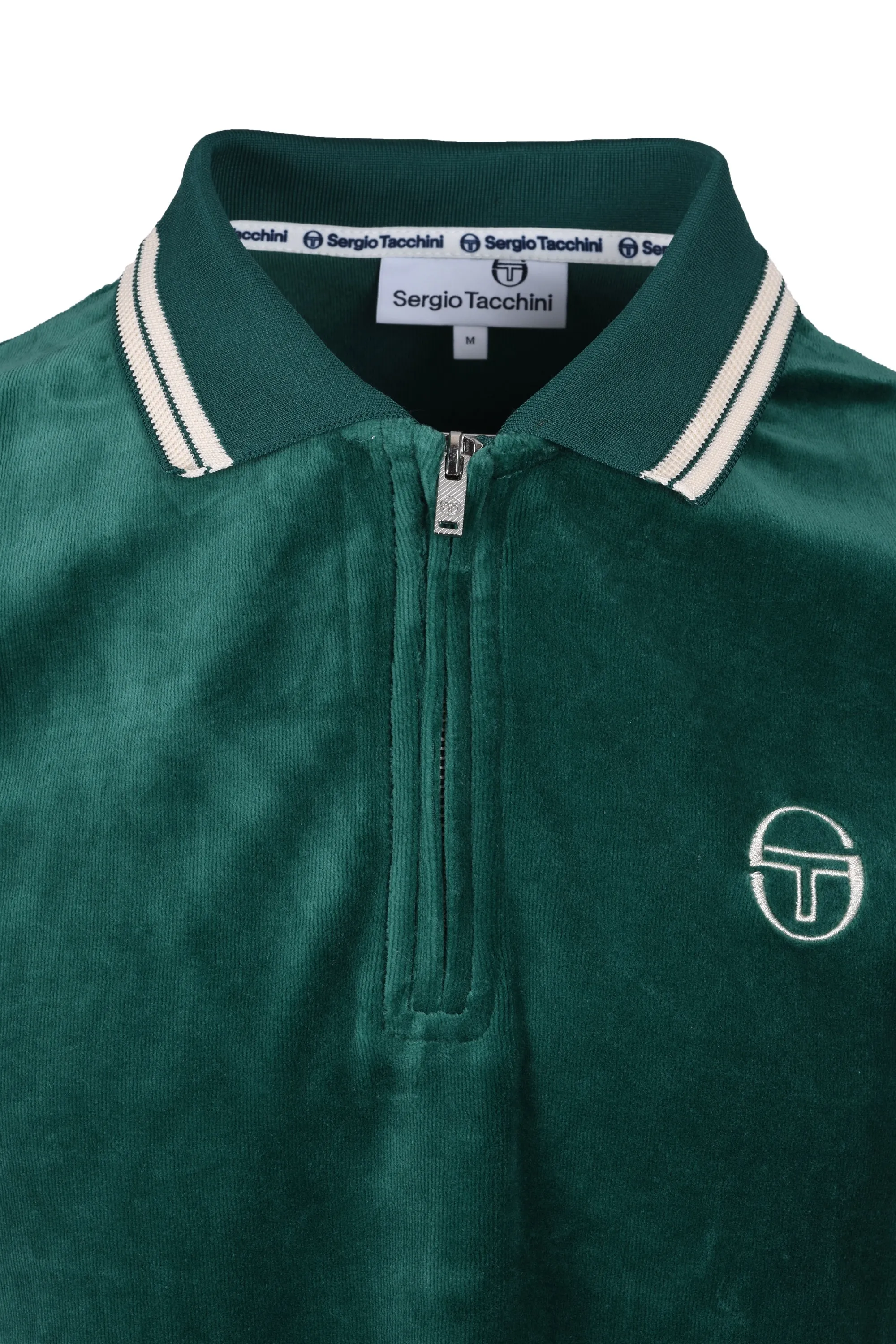 Primo Velour Polo Shirt Evergreen