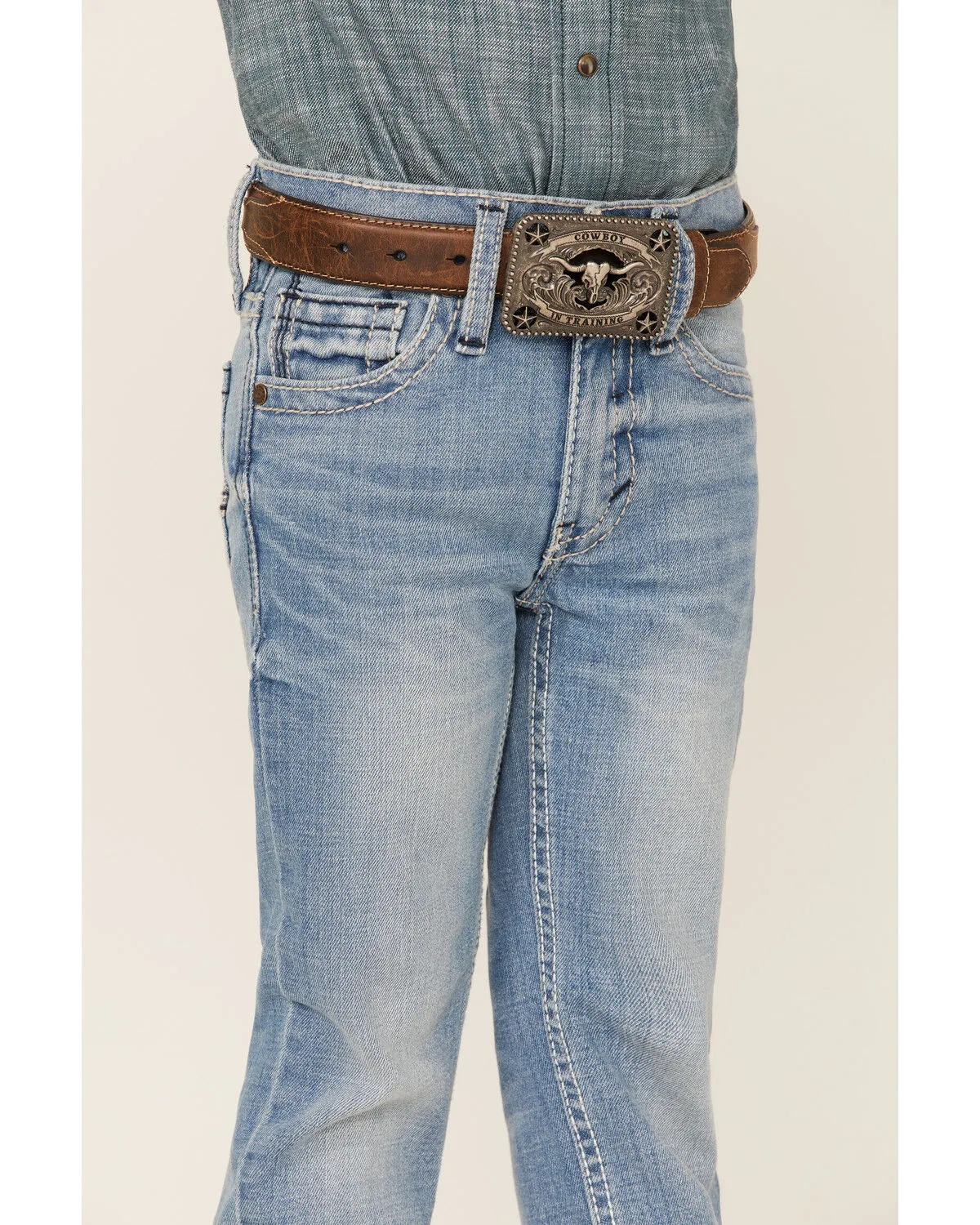 Product Name:  Cody James Boys' Flint Light Wash Stretch Slim Straight Jeans