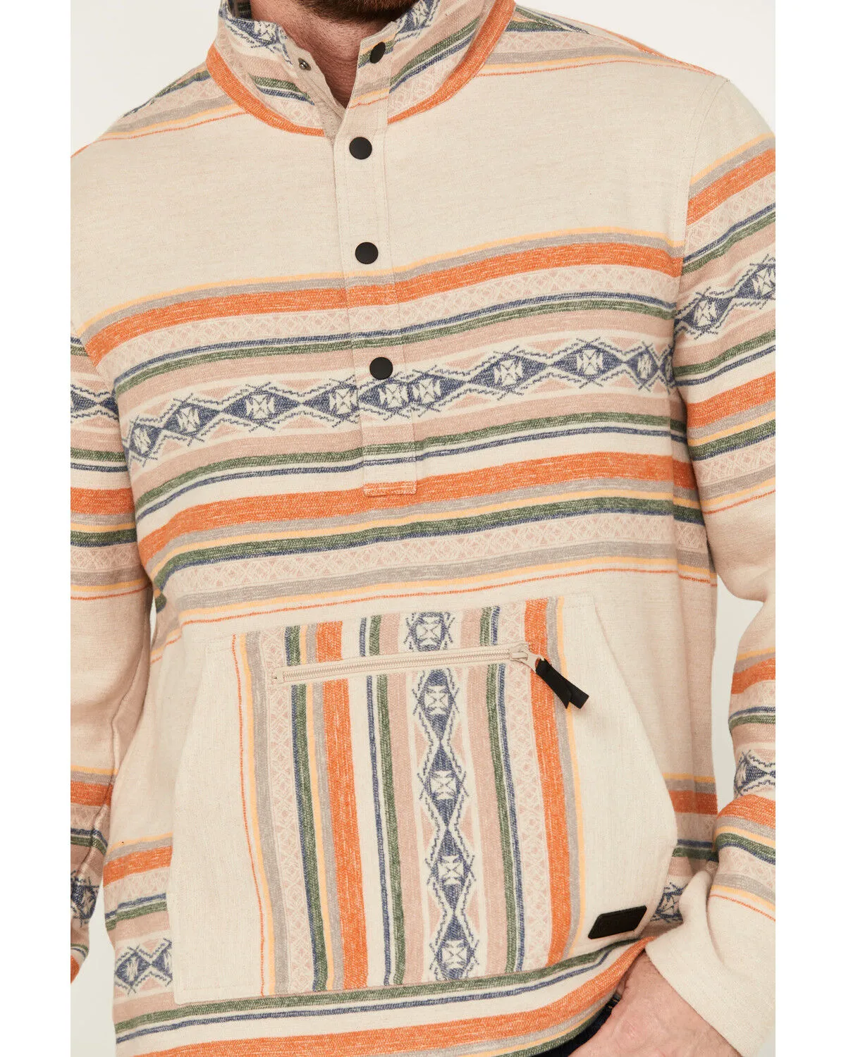 Product Name:  Rock & Roll Denim Men's Southwestern Striped Pullover