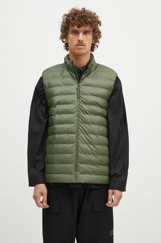 Rains vest Trekker Vest green color