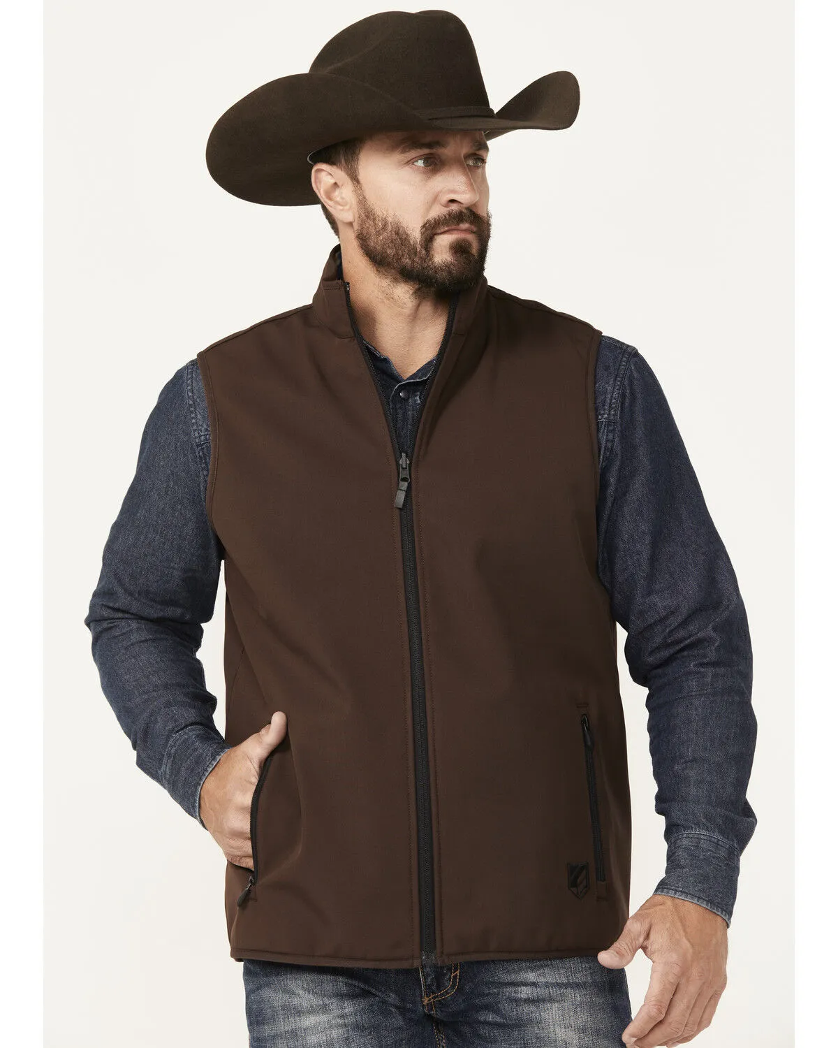 RANK 45® Men's Reversible Southwestern Softshell Vest