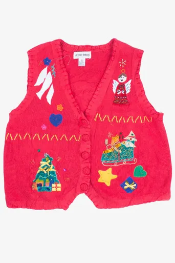 Red Ugly Christmas Vest 54789