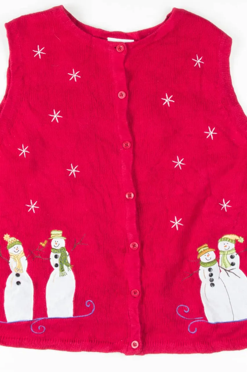 Red Ugly Christmas Vest 54976