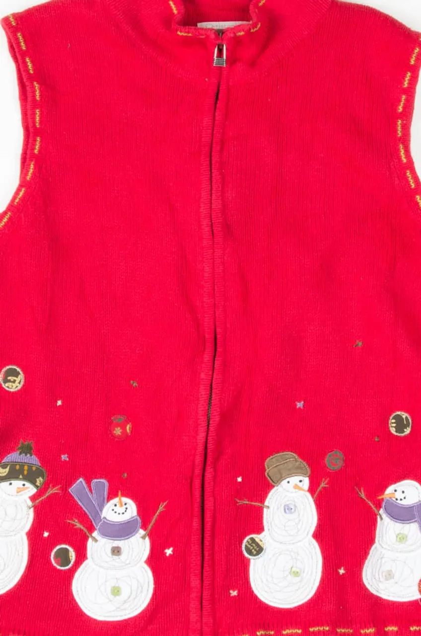 Red Ugly Christmas Vest 54978