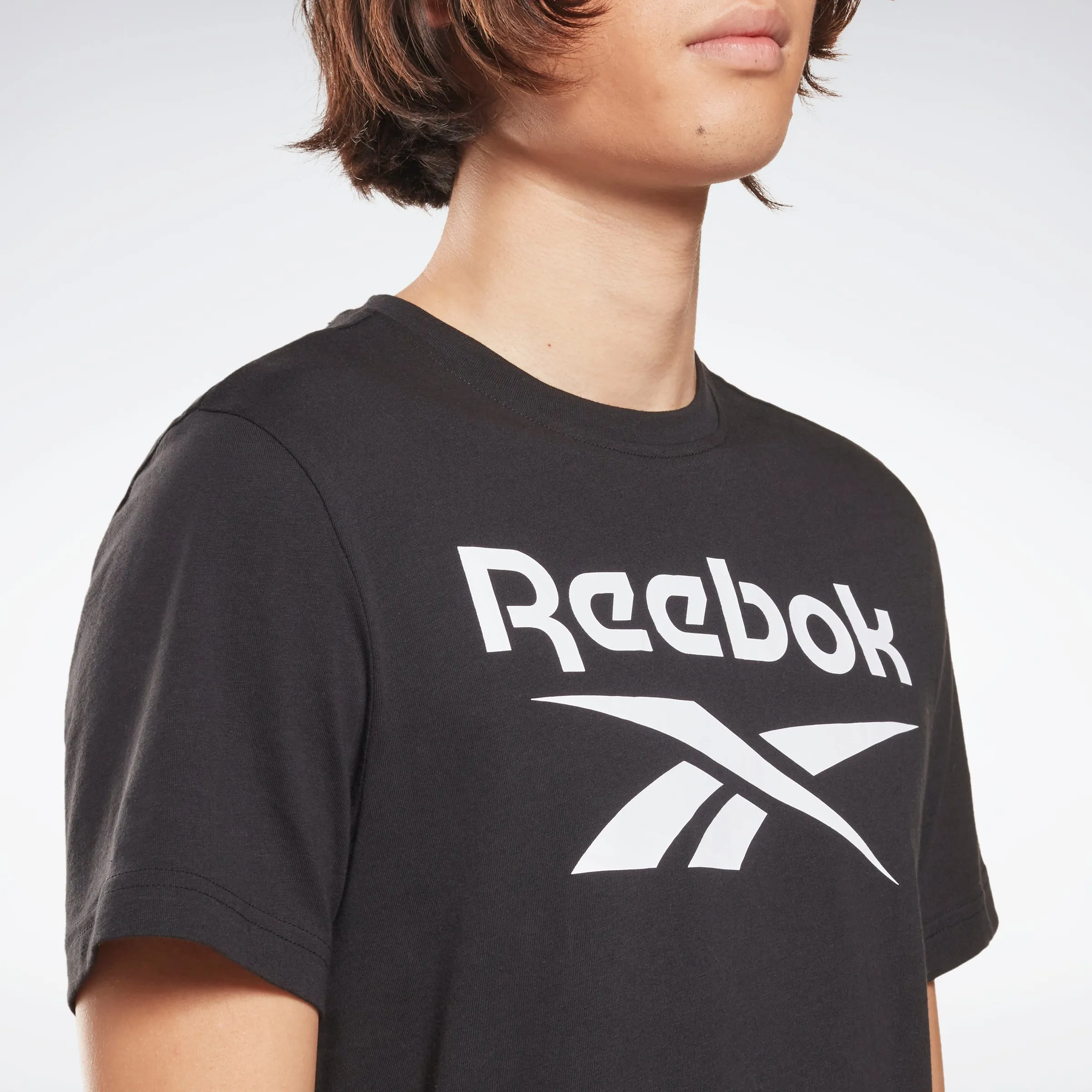 Reebok Identity Big Logo T-Shirt Black